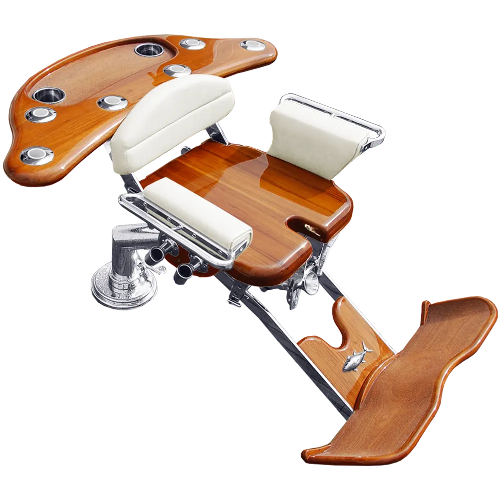 New Ultimate Sport Fishing Chair With Quad Base garelick 48485:02